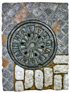 manhole-art-Metropolitan-Cover-sculpture-relief-bobbi-mastrangelo-1997